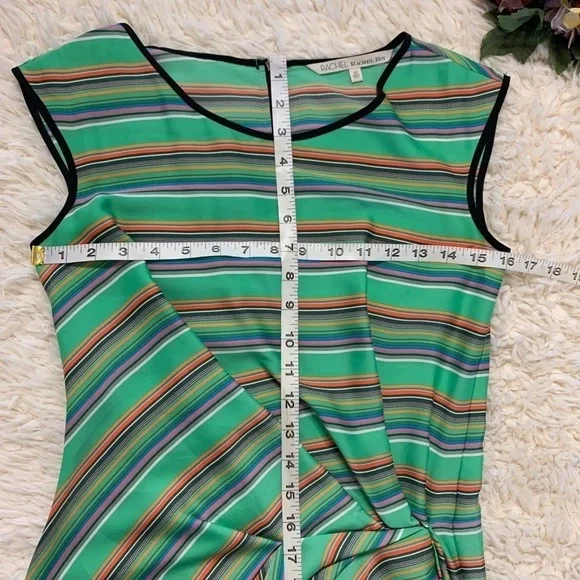 Rachel Rachel Roy Striped Handkerchief Hem Dress - Picture 9 of 15